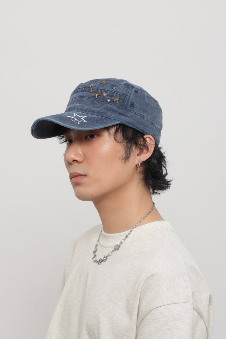 Star Studded Military Cap