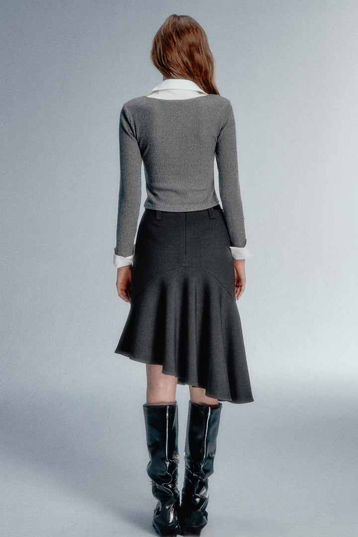 Layered Collar Sweater