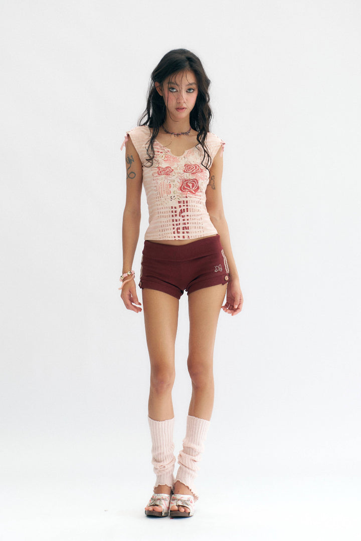 Rosy Bloom Tee