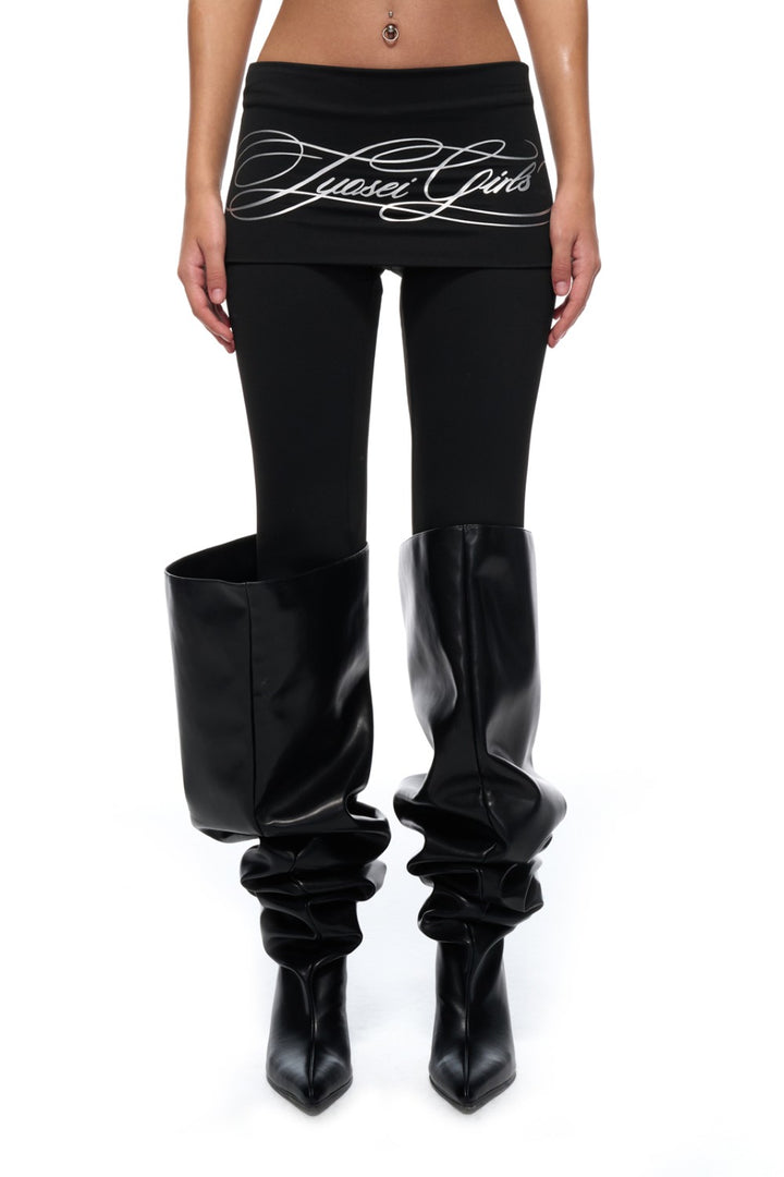 Paris Foldover Waist Leggings