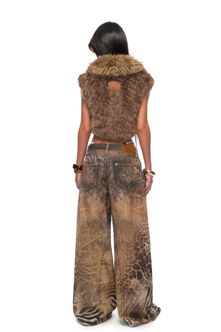 Safari Dream Wide-Leg Jeans
