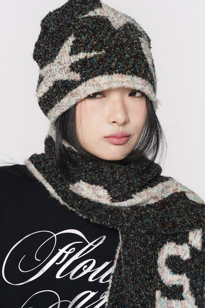 Starry Knit Winter Beanie