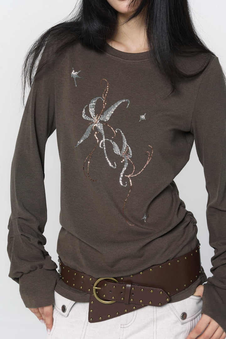 Rina Sequin Thread Shirt