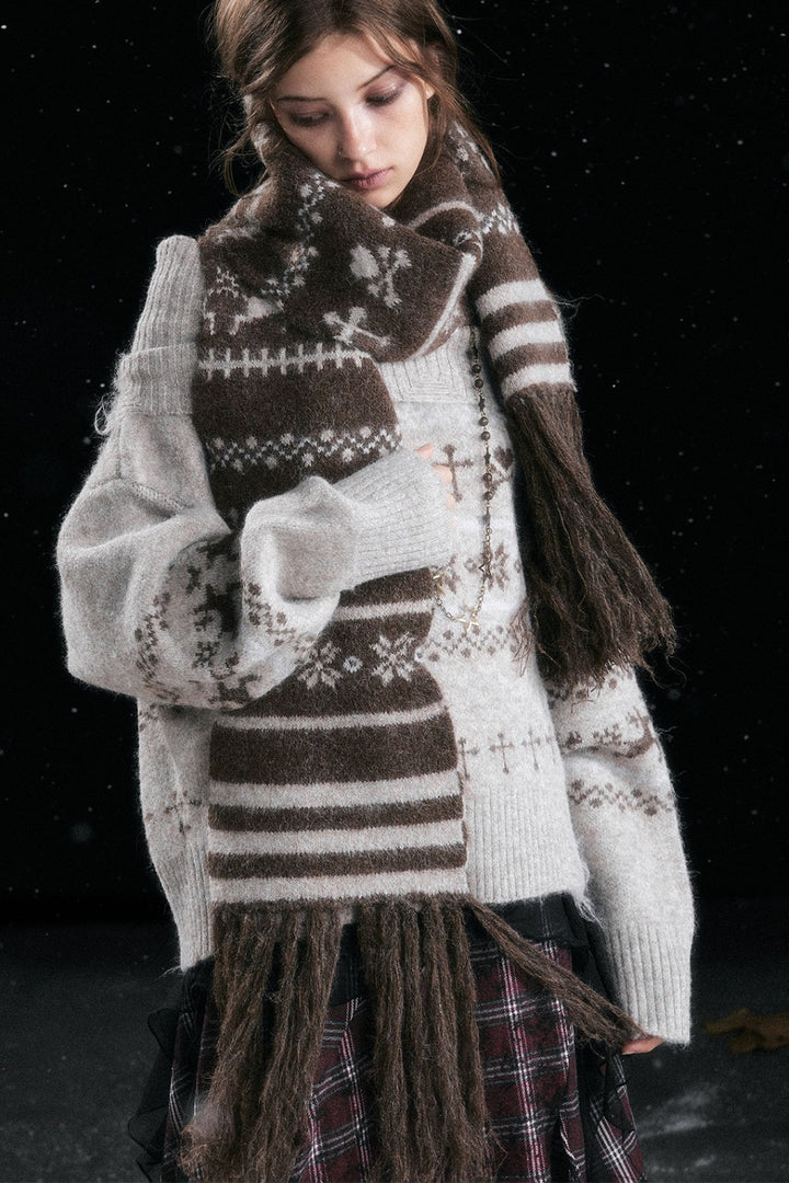 Nori Fringe Isle Scarf