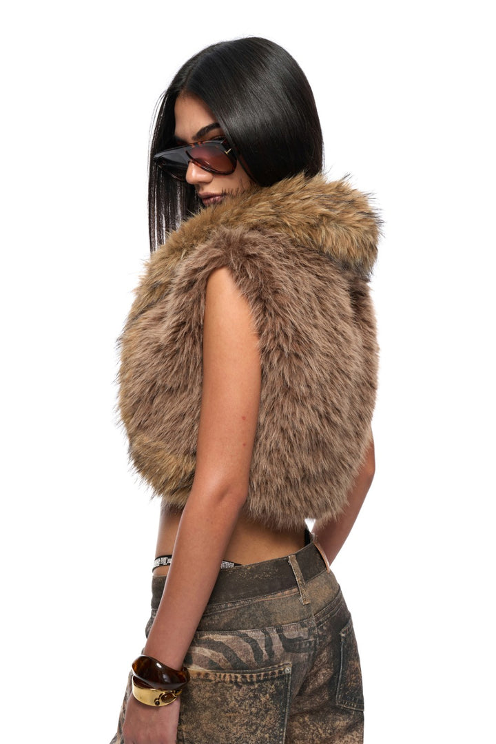 Luxe Fur Bolero Jacket