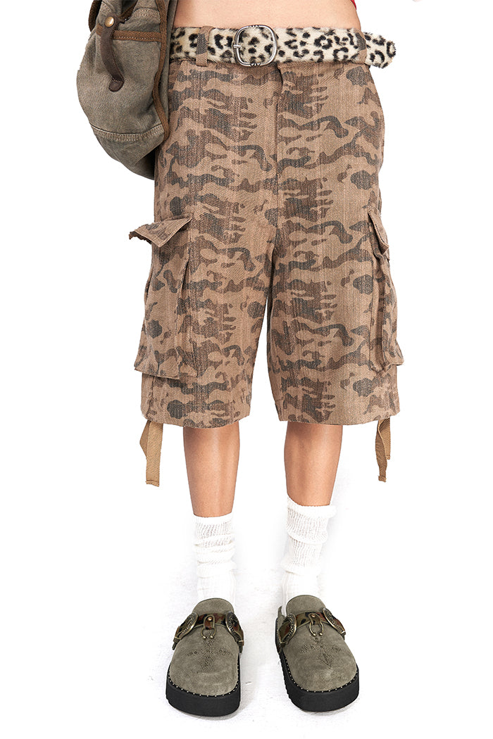 Camo Cross Stud Clogs