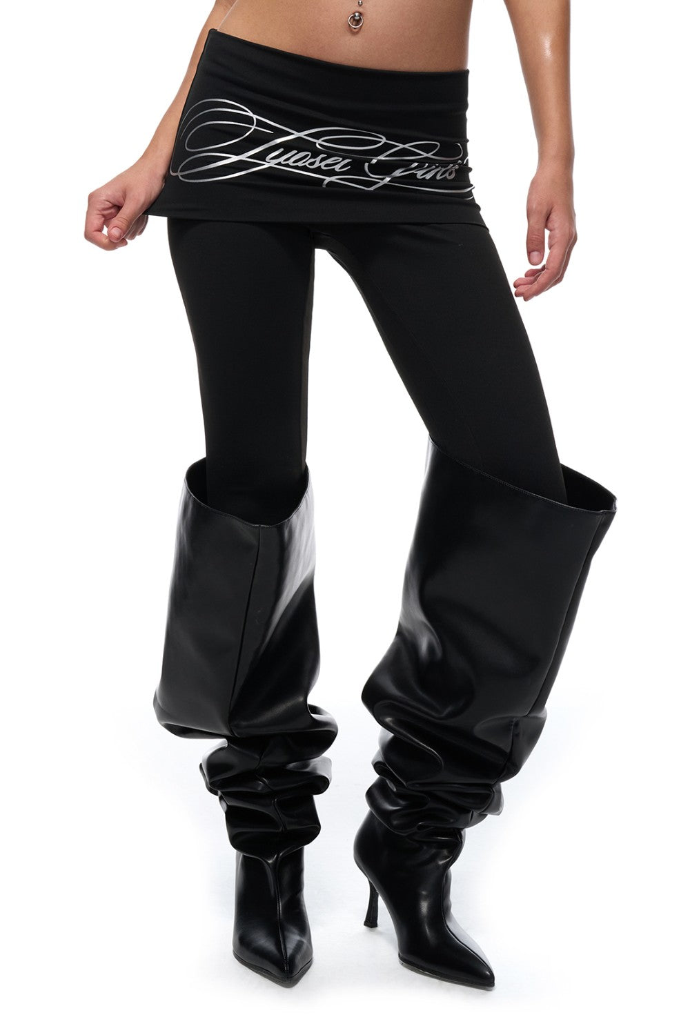 Paris Foldover Waist Leggings