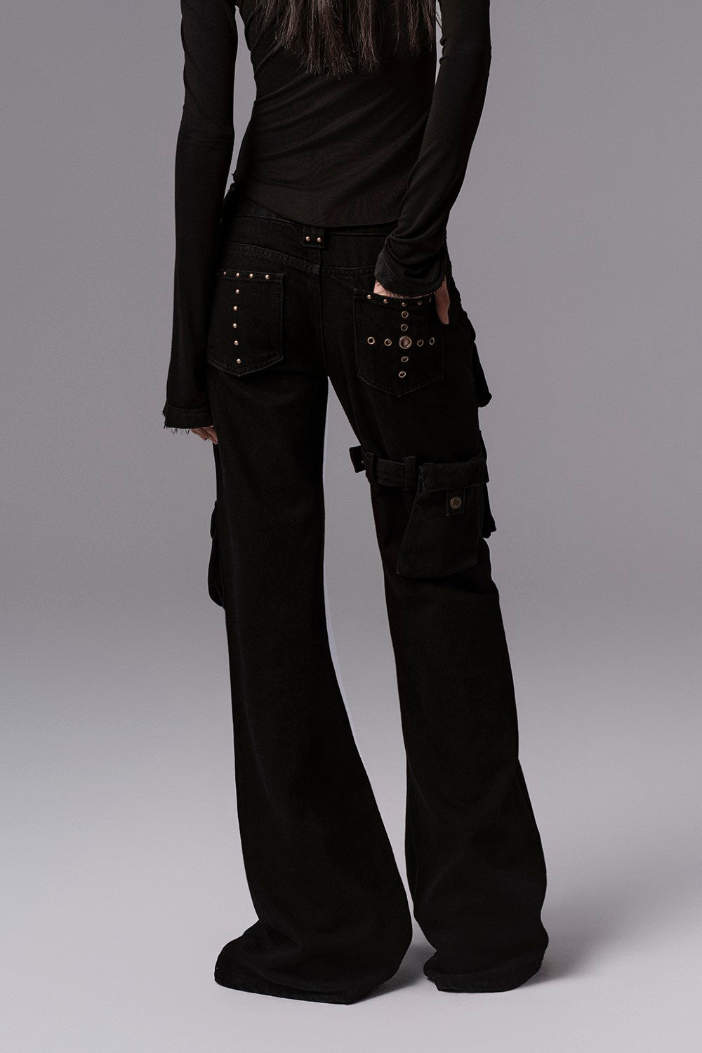 Rivet Strap Utility Trousers – Pixie Rebels