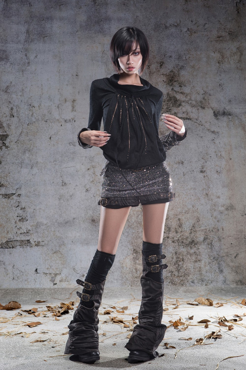 Elara Shimmer Mini Dress