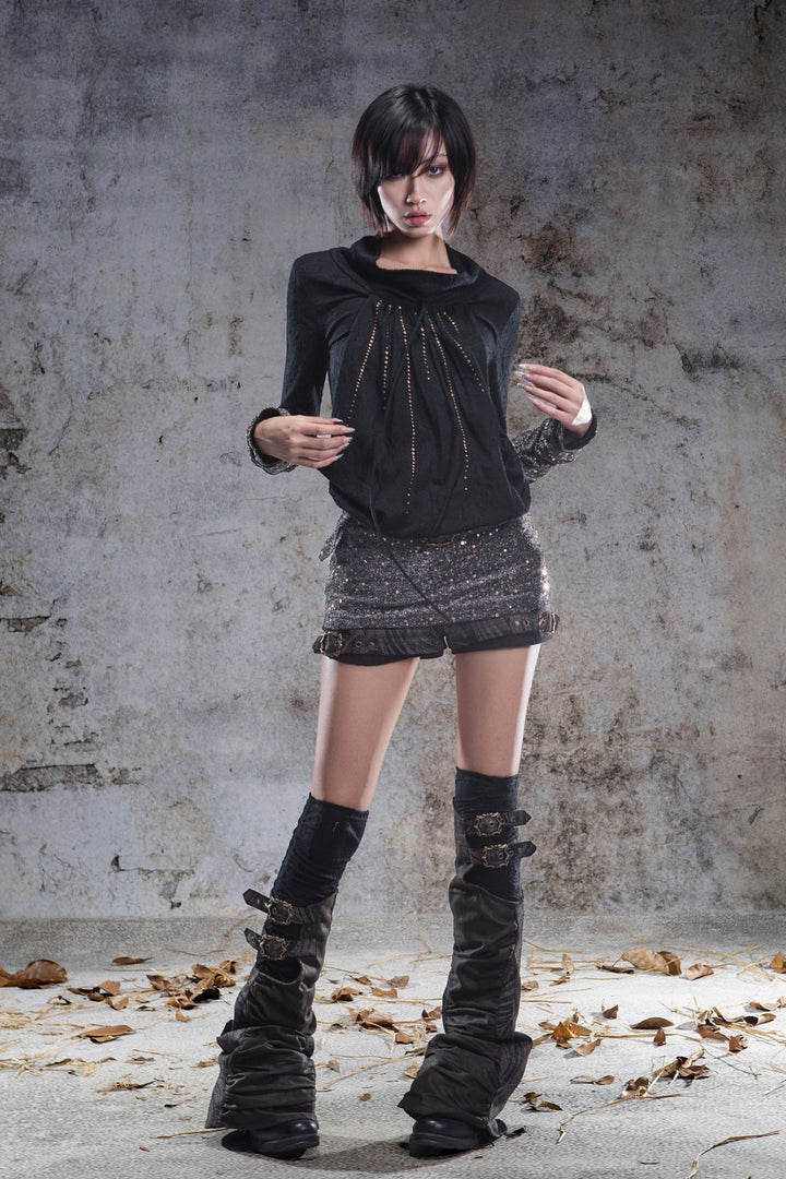 Elara Shimmer Mini Dress