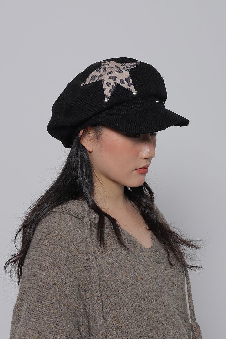 Leopard Star Beret