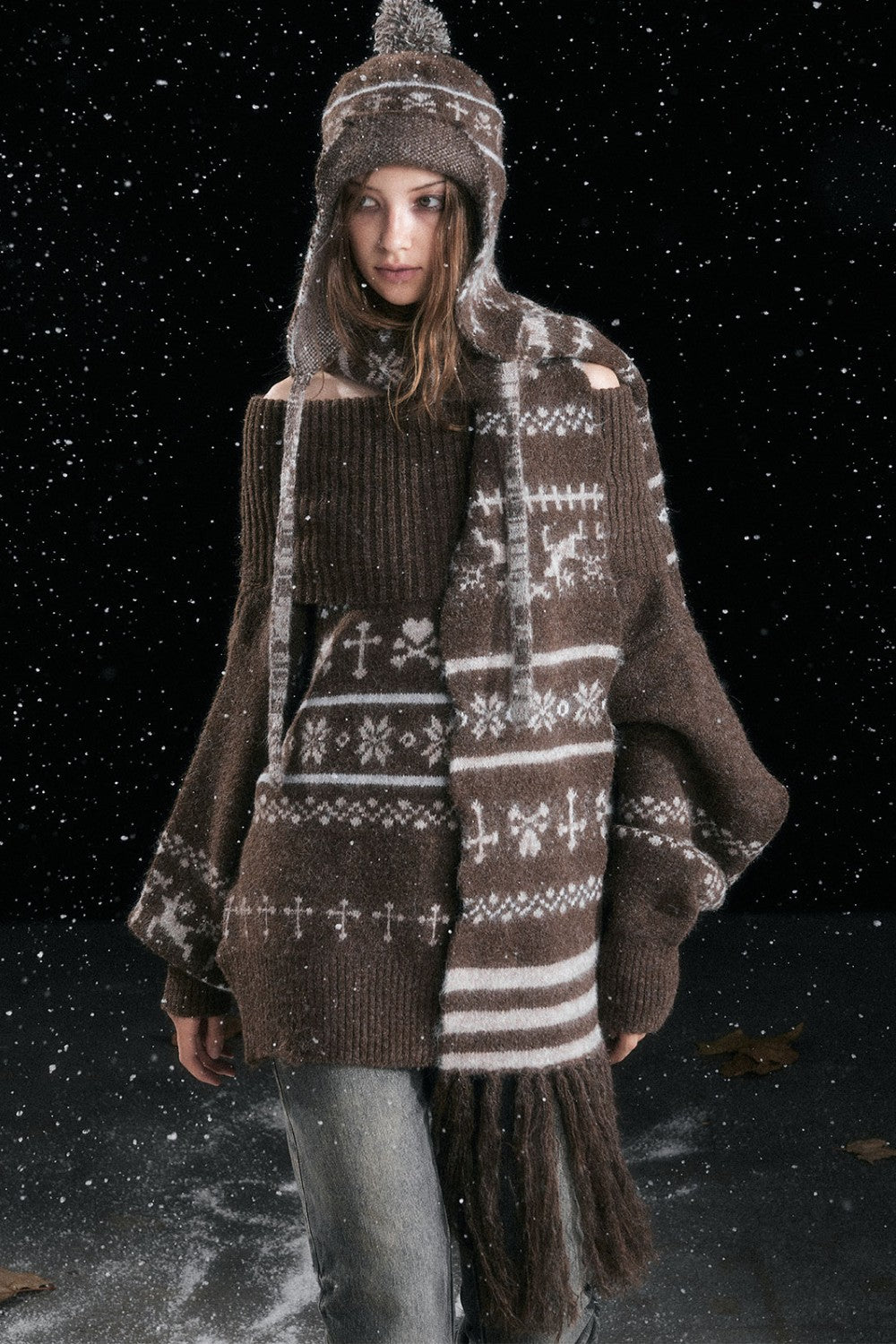 Nori Fringe Isle Scarf