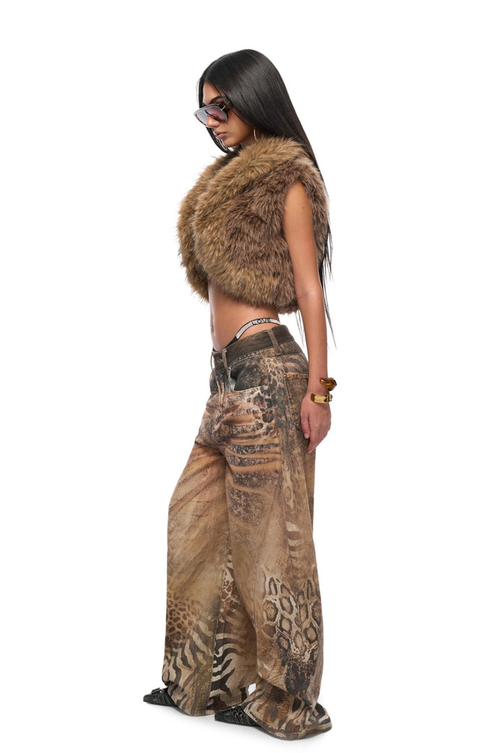 Luxe Fur Bolero Jacket