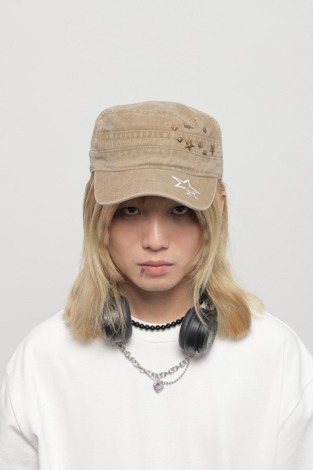 Star Studded Military Cap