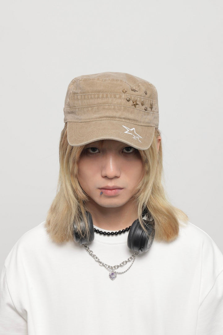 Star Studded Military Cap