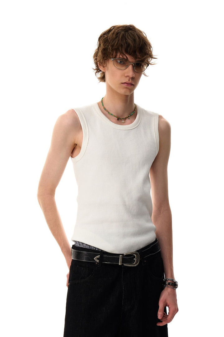 Ribbed Knit Tank Top
