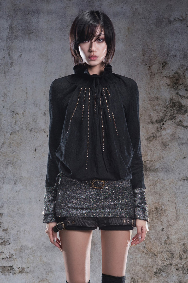 Elara Shimmer Mini Dress