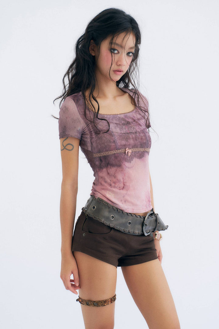 Abstract Mirage Skirt