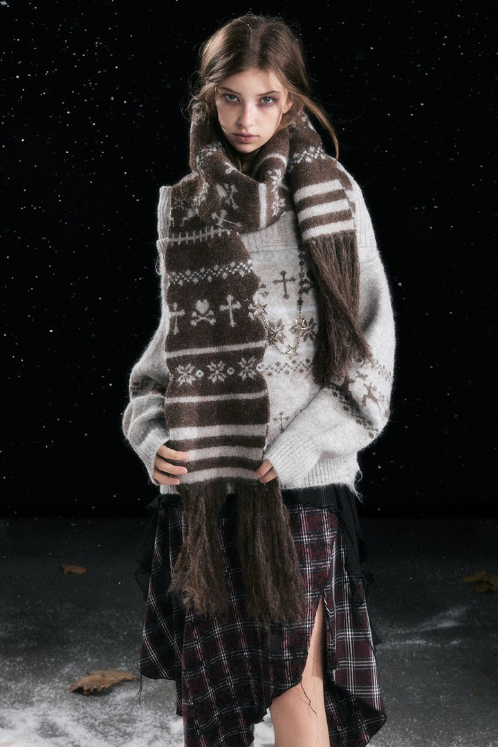 Nori Fringe Isle Scarf