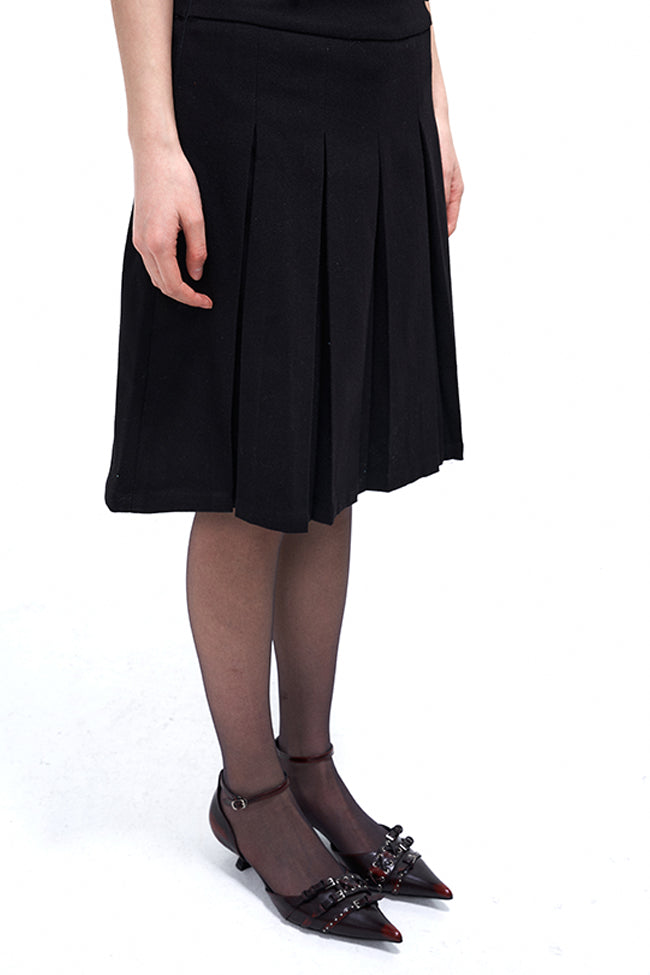 Keira Buckled Point Heels