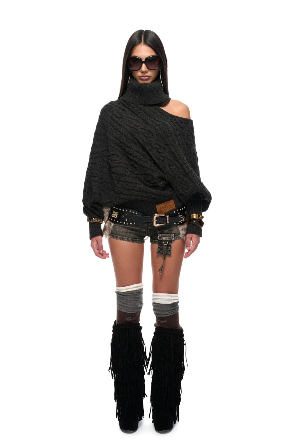 Aria Cutout Wool Sweater