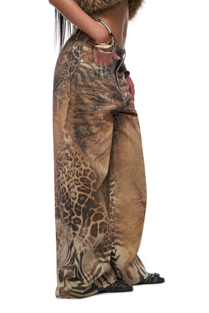 Safari Dream Wide-Leg Jeans