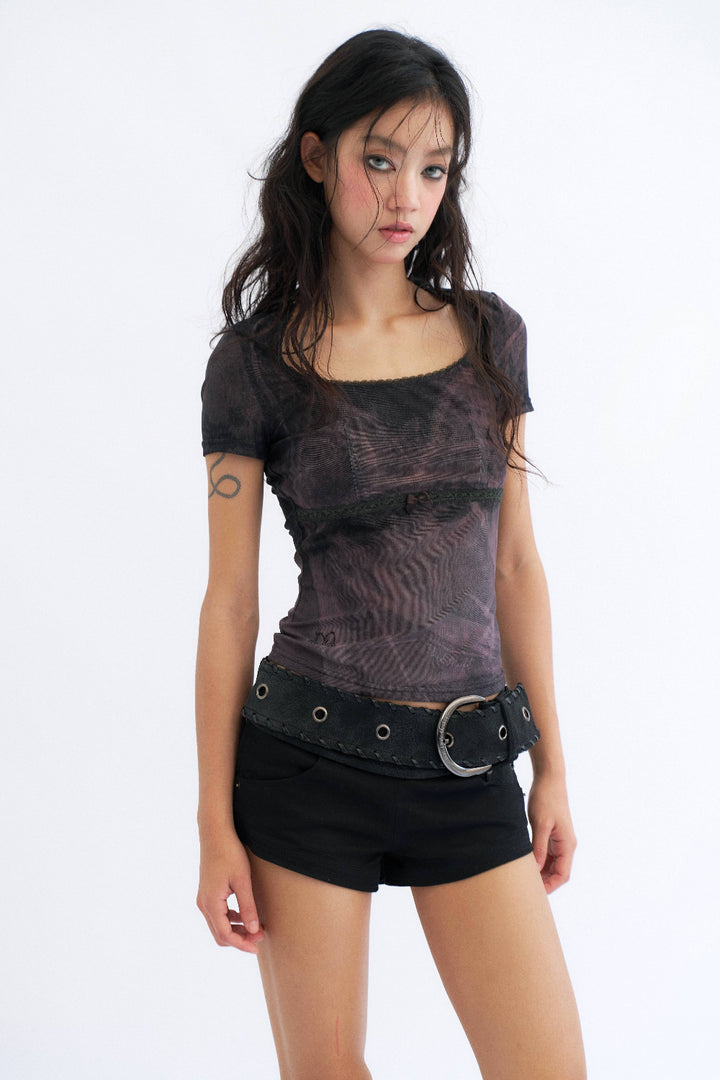Mesh Convertible Skirt