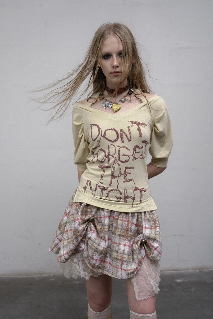 Off-Shoulder Halter Shirt