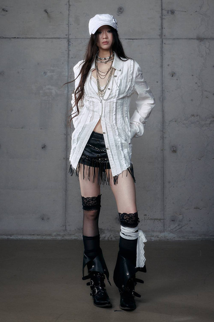 Vintage Long-Sleeve Blouse