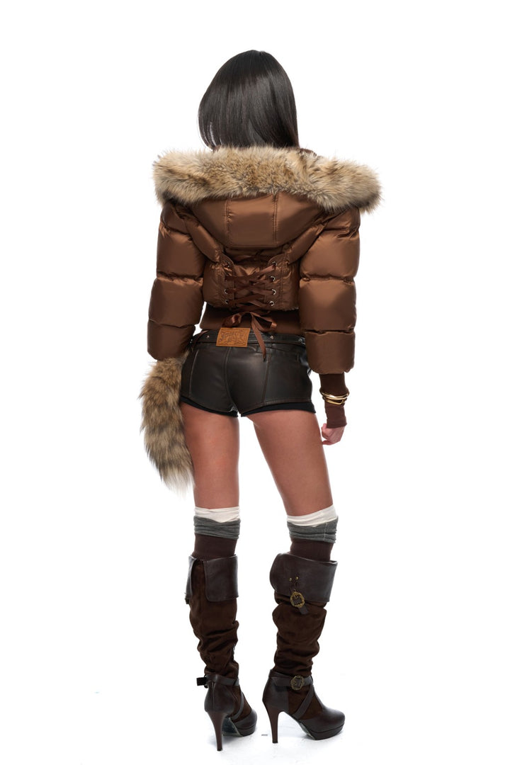 Bronze Blair Lace-Up Jacket