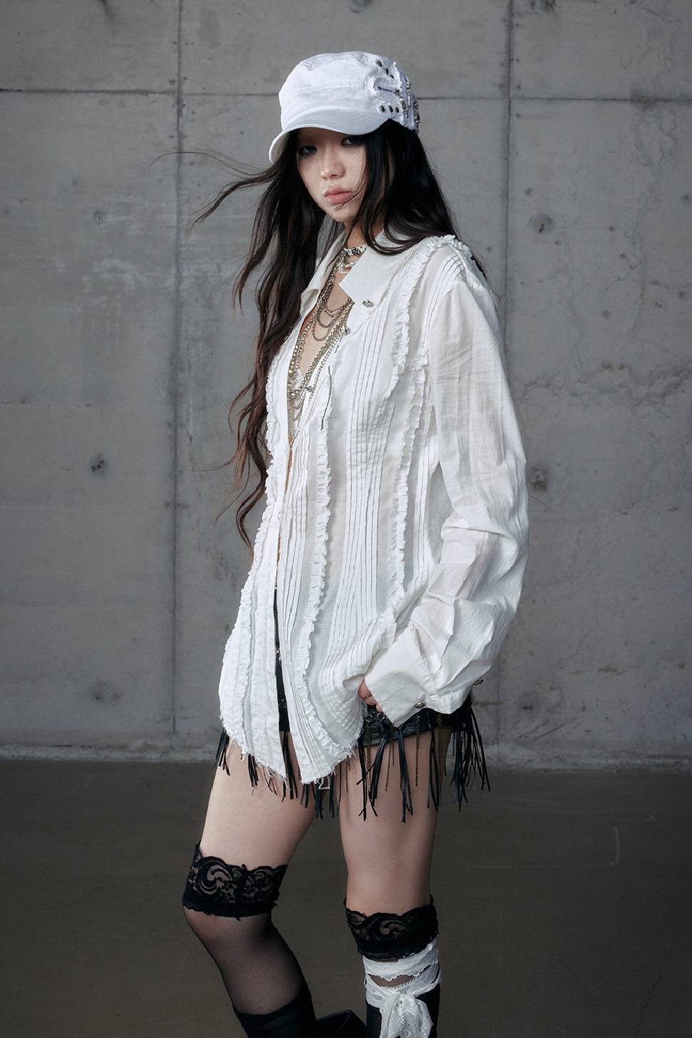 Vintage Long-Sleeve Blouse