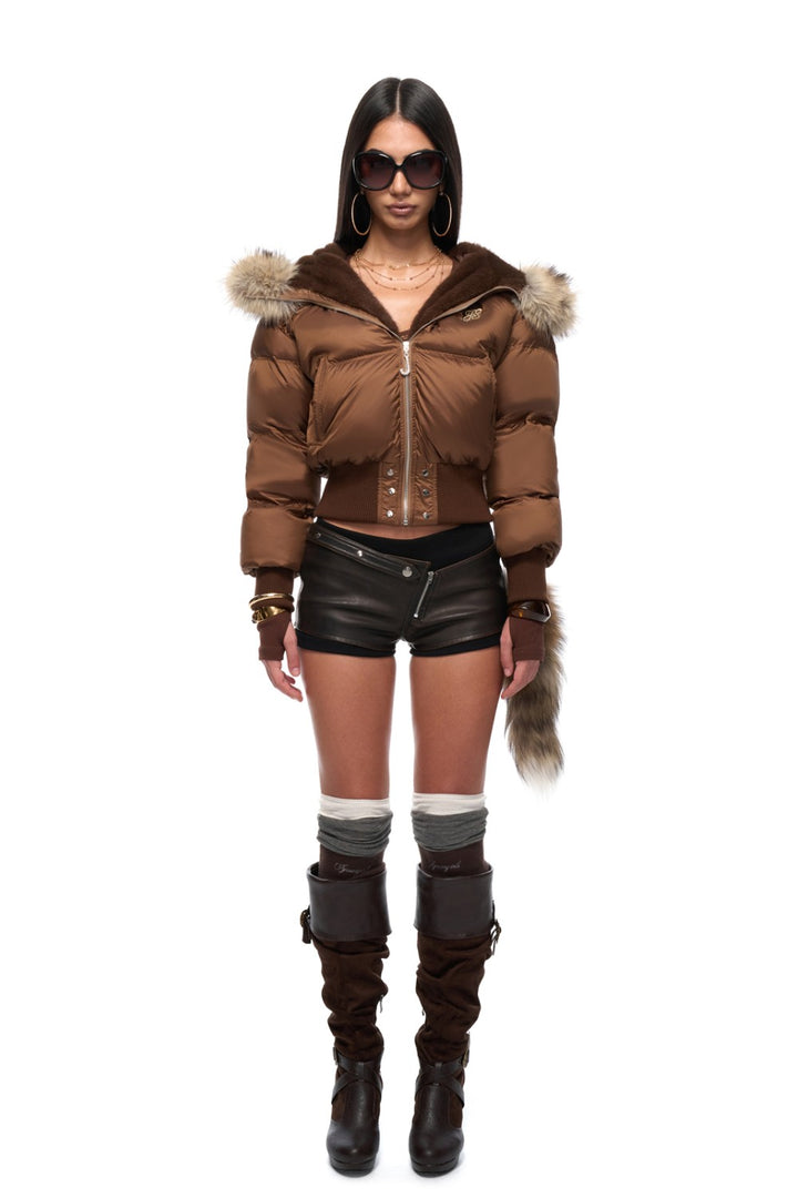 Bronze Blair Lace-Up Jacket