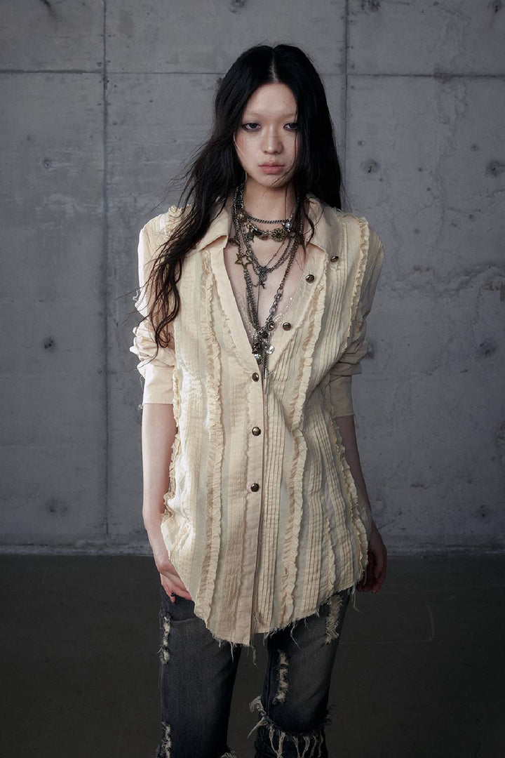 Vintage Long-Sleeve Blouse