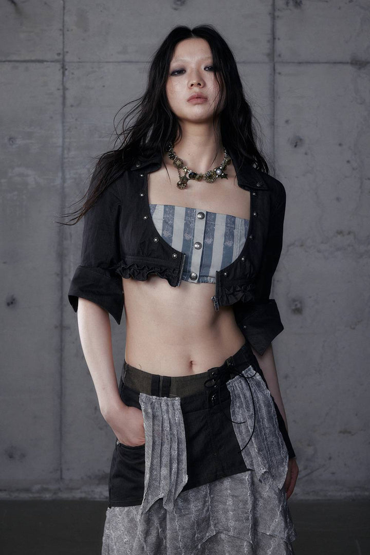 Mini Cropped Panel Top