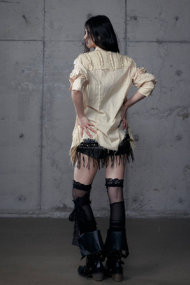 Vintage Long-Sleeve Blouse