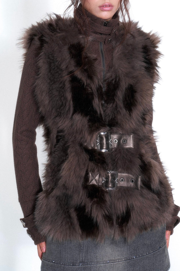 Prowl Fur Buckled Jacket