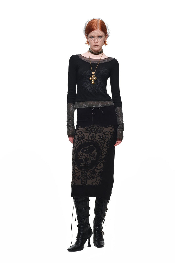 Midnight Halo Layered Top