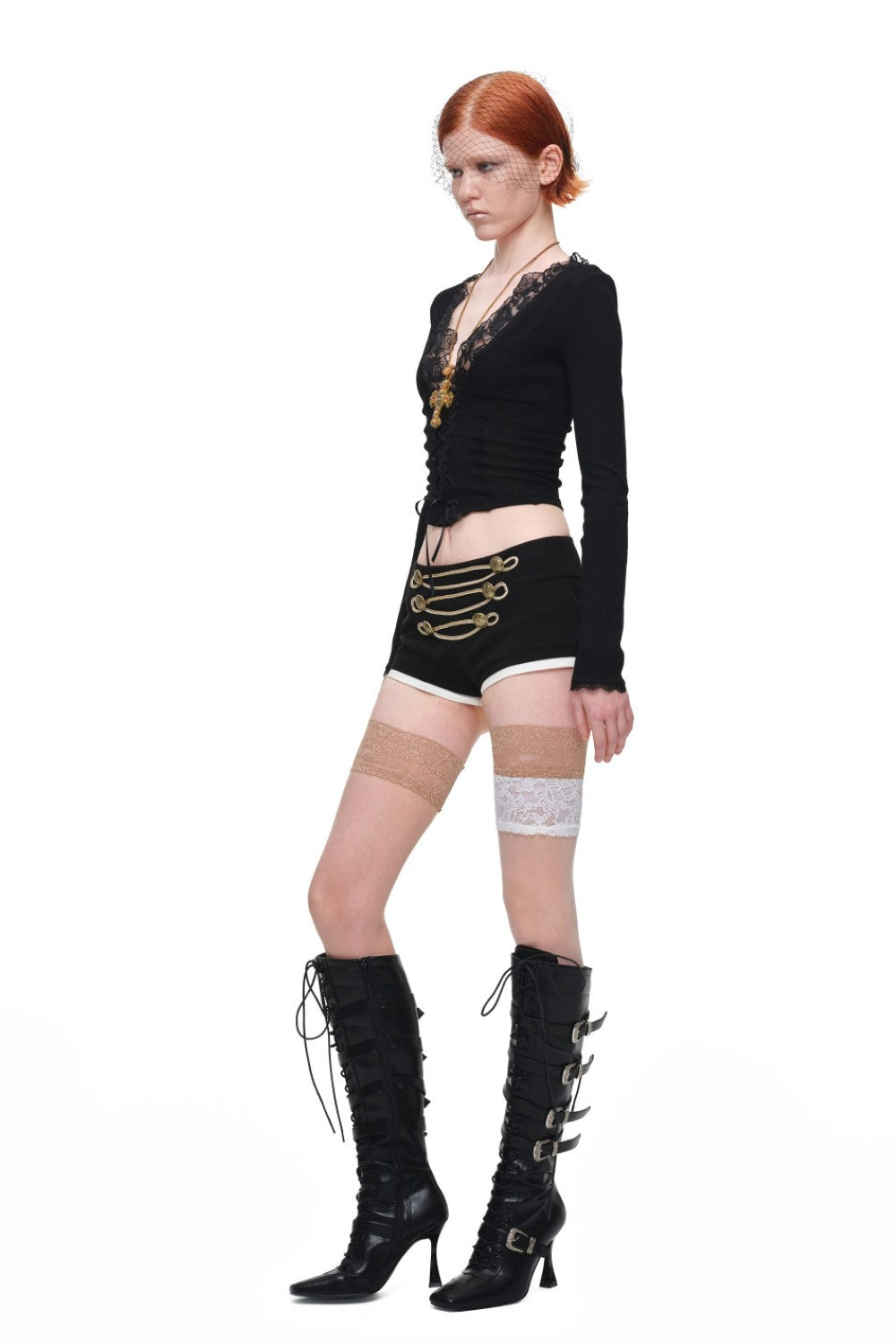 Lace Whisper V-Neck Top