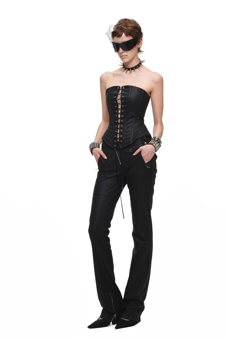 Sepia Rebel Leather Corset