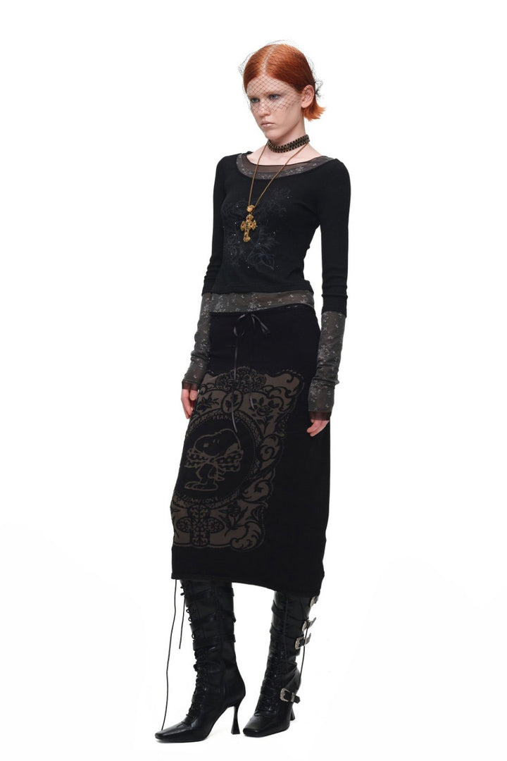 Midnight Halo Layered Top