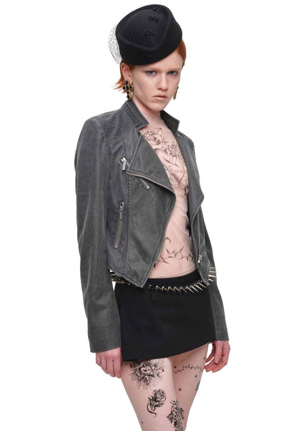 Archive Fitted Leather Jacket