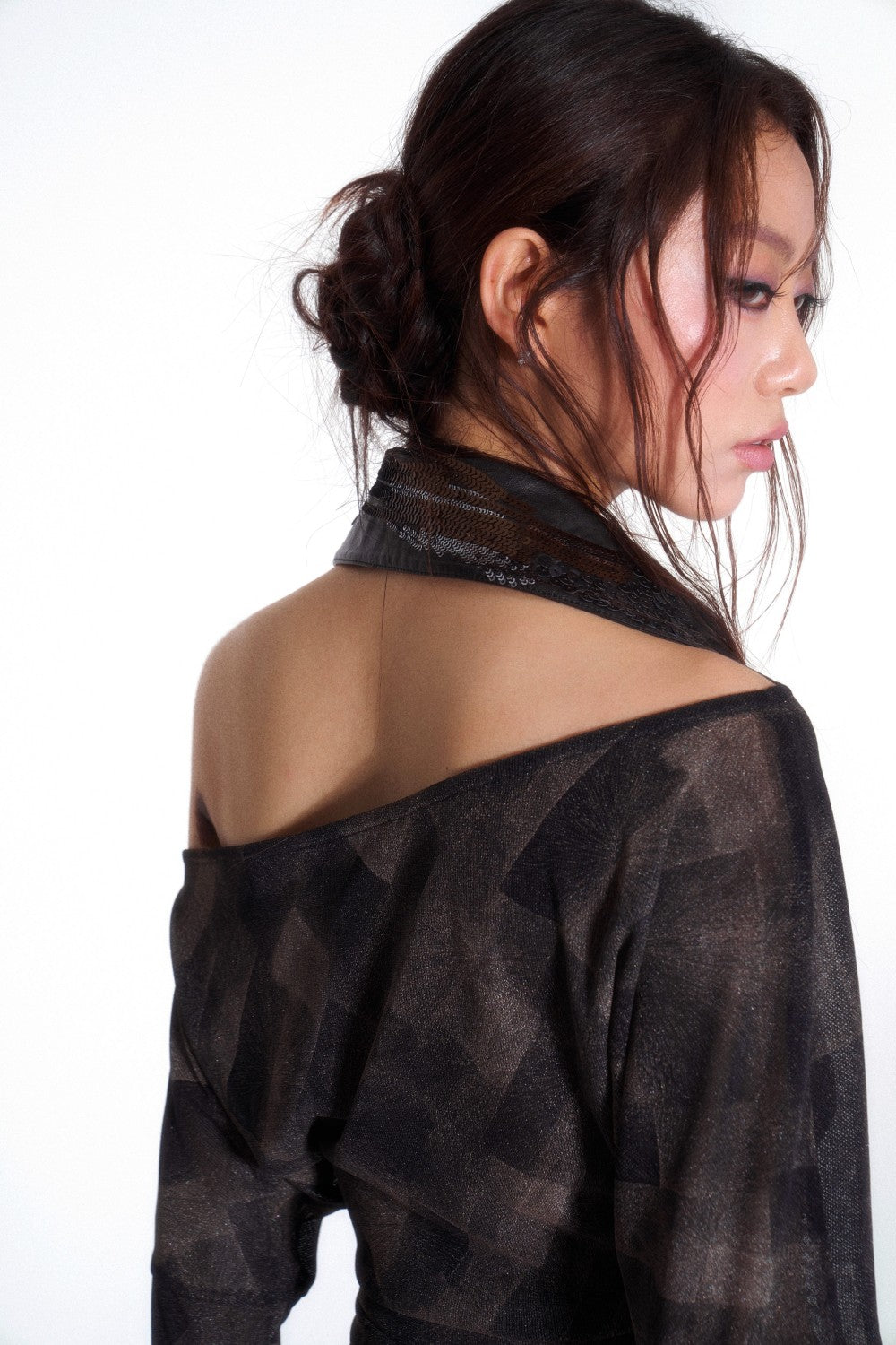 Mirage Ruched Off-Shoulder Top