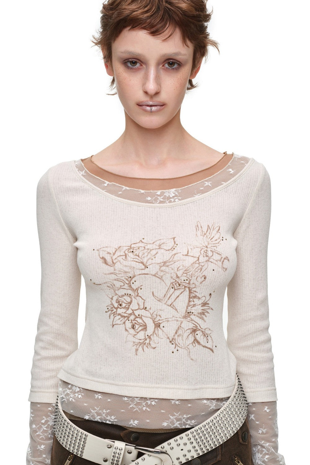 Midnight Halo Layered Top