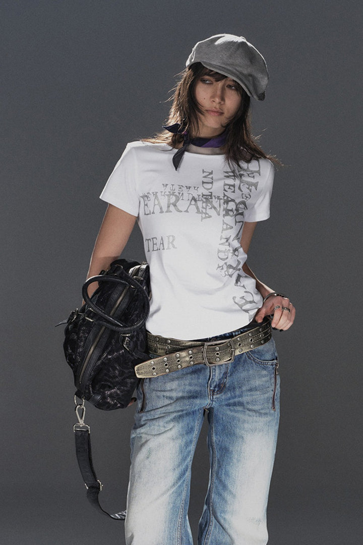 Osha Silver Script Shirt