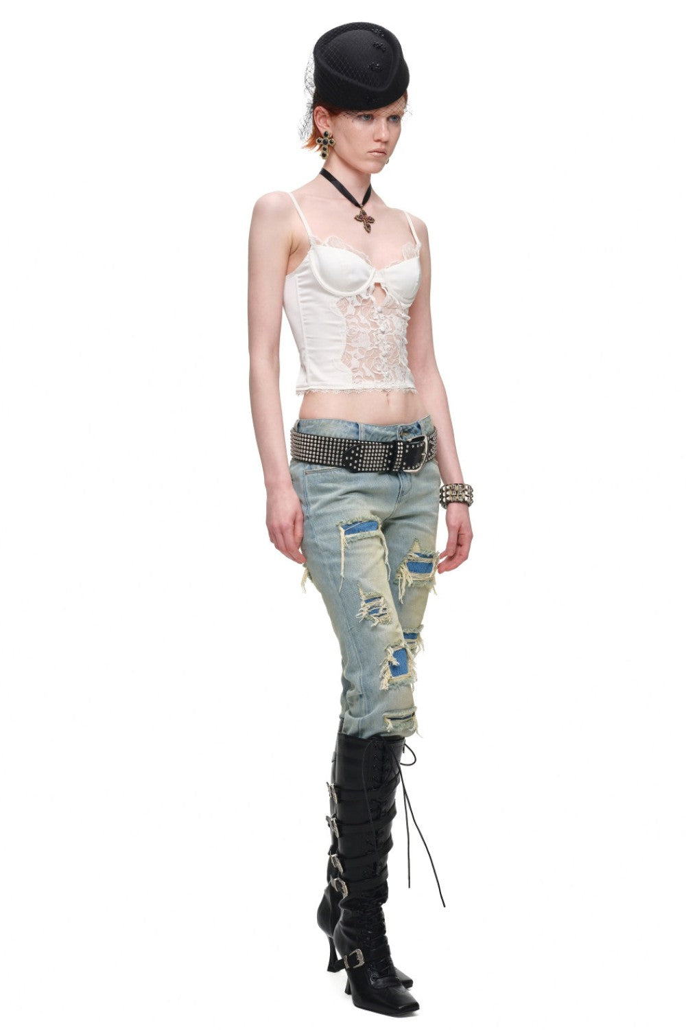 Whisper Lace Corset Cami