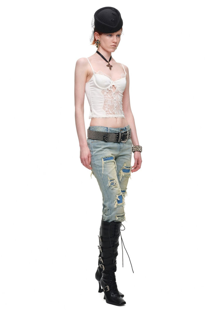 Whisper Lace Corset Cami
