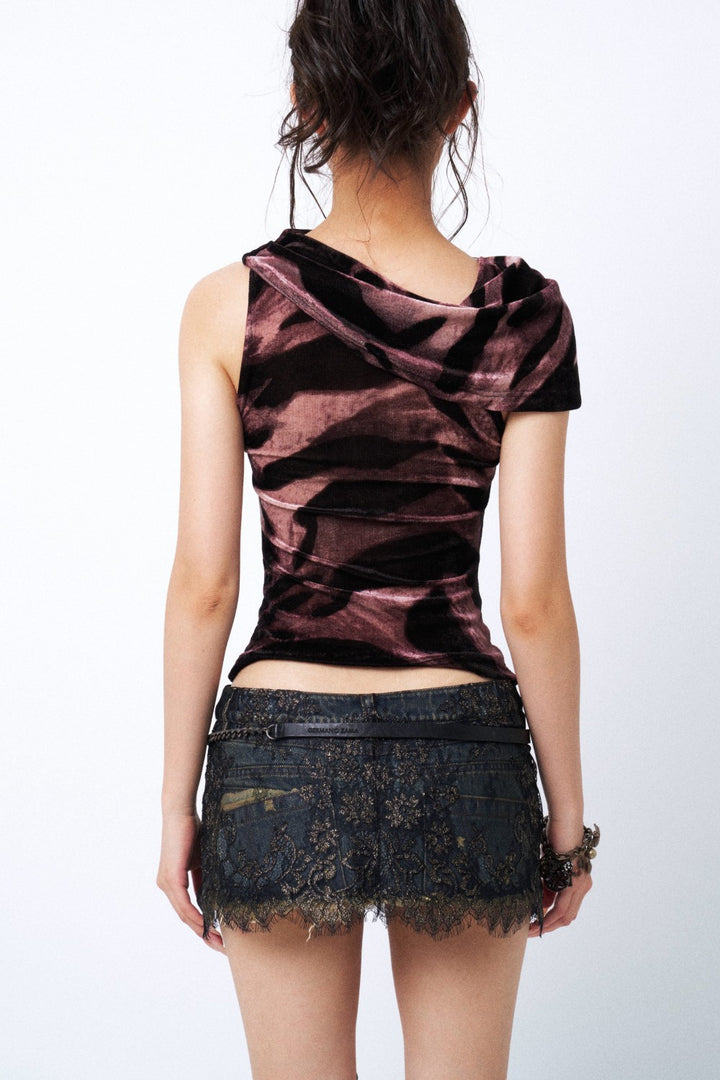 Sofia Lace Zebra Top