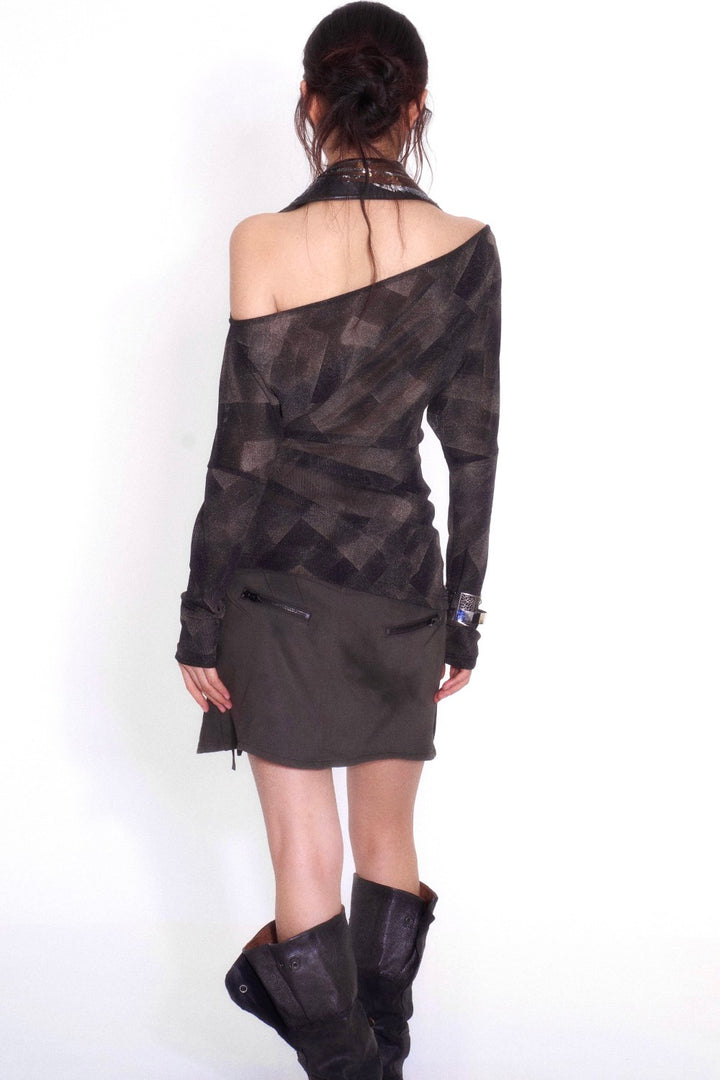 Mirage Ruched Off-Shoulder Top