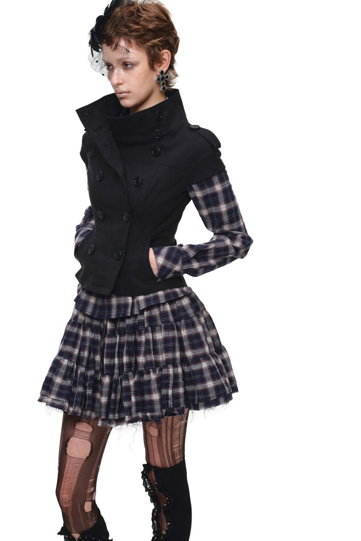 Tailored Hourglass Military Top