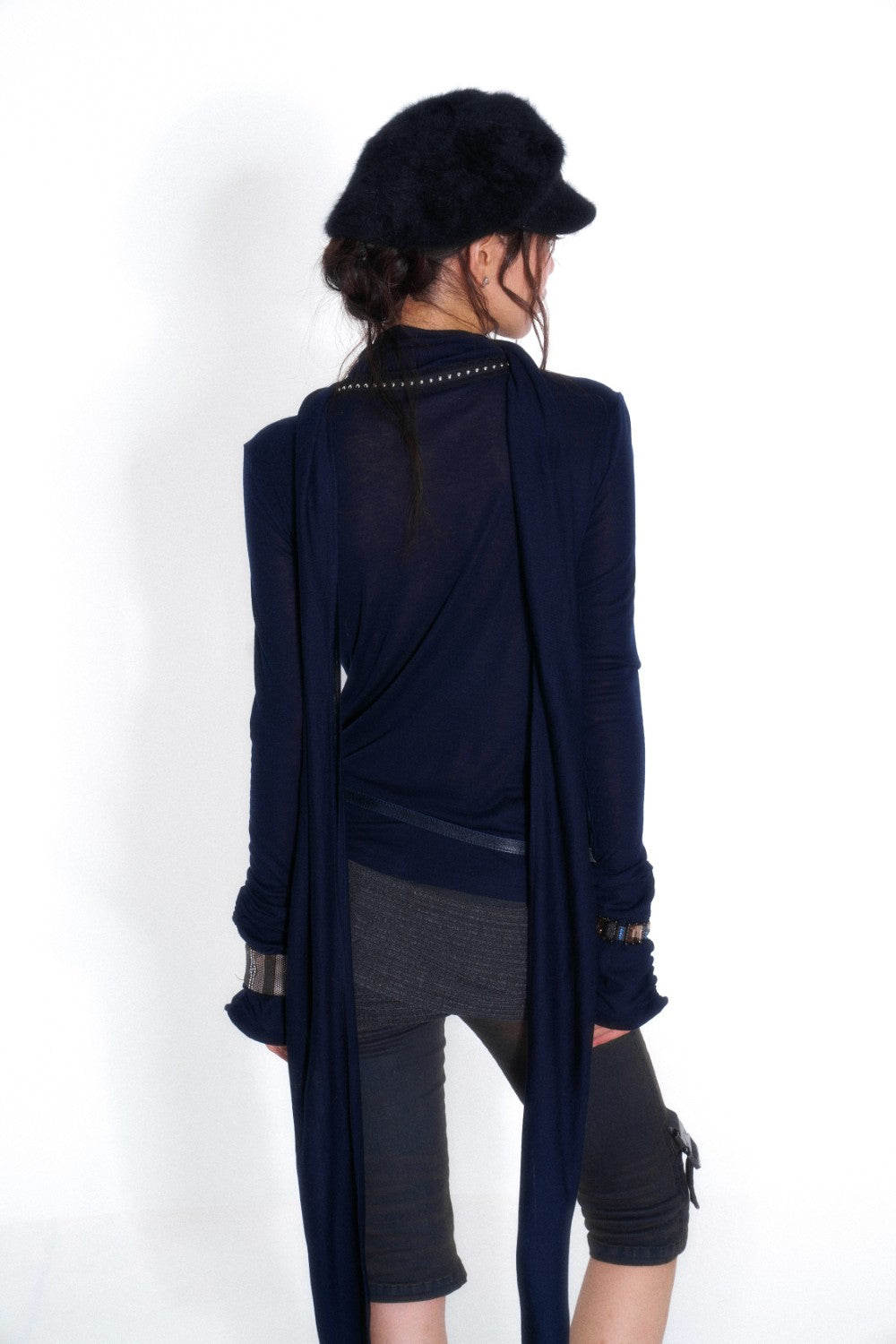 Moonlit Draped Lace Top